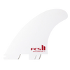 FCS II Accelerator White Edition Tri Fin Set
