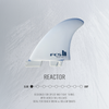 FCS II Reactor White Edition Tri Fin Set