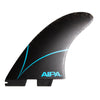 FCS II Aipa Twin + Stabiliser Fin Set